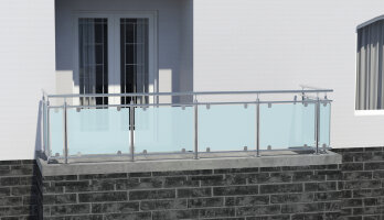 Glas-Geländer nach Maß