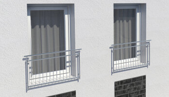 Französischer Balkon Stabgeländer