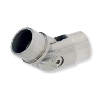 Verstellbarer Fitting 42,4 / 90° - 180°