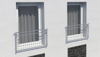 Französisches Edelstahl Stabgeländer 2,1 m
