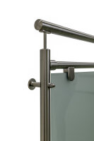 Französischer Balkon Glasgeländer