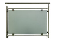Französischer Balkon Glasgeländer 1,3 m