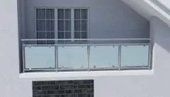 Edelstahl-Glasgelaender