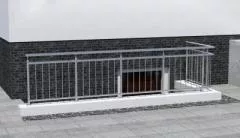 Edelstahl Stabgelnder